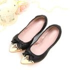 D+AF - Metallic Toe Cap Perforated Flats
