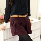 Tokyo Fashion - Bow-Pocket Houndstooth Shorts