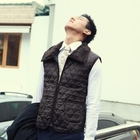 RORO - Faux-Fur Trim Quilted Zip Vest