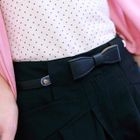 Tokyo Fashion - Bow-Accent Slim Belt