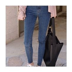 migunstyle - High-Waist Skinny Jeans migunstyle - High-Waist Skinny Jeans