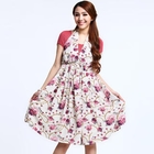 O.SA - Inset Top Floral Halter Dress