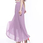 O.SA - Pleated Chiffon Maxi Skirt