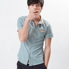 MR.PARK - Short-Sleeve Contrast-Trim Shirt