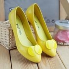Smoothie - Appliqué Patent Kitten-Heels