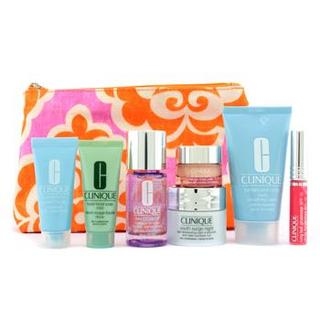 Turnaround Set: Body Creme 50ml + Masque 15ml + Remover 30ml + Soap 15ml + Night Moisturizer 15ml + Eye 7ml + Glosswear 2.3ml + Bag