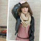 Tokyo Fashion - Cutout Circle Scarf