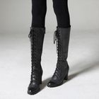 SARAH - Lace-Up Tall Boots
