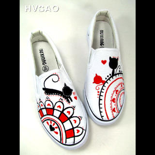 'Lovely Kittens' Cats Slip-Ons