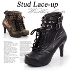 ganzi - Studded Lace-Up Ankle Boots