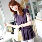 Tokyo Fashion - Tie-Shoulder Chiffon Top
