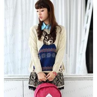 59 Seconds - Rabbit Print Sweater 59 Seconds - Rabbit Print Sweater