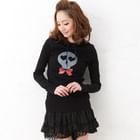 ageha@shibuya - Skull Print Hooded Pullover