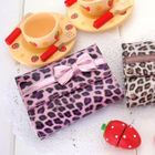 SHY SHY - Bow-Accent Leopard Print Wallet