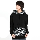 ABOKI - Animal Print Hooded Pullover