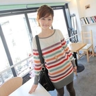 CLICK - Striped Long Knit Top