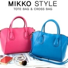 Mikko - Faux-Leather Tote with Crossbody Strap