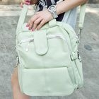 Fashion Lady - Faux-Leather Flap-Front Satchel