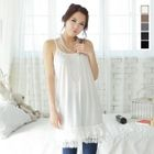 J-ANN - Lace Hem Slip Dress