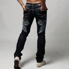 Green Banana - Embroidered Straight Leg Jeans
