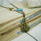 MyLittleThing - Vintage Floral Bird Necklace