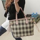 PG Beauty - Plaid Tote