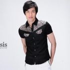 INTHING - Leopard-Print Short-Sleeve Shirt