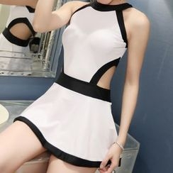Lady J Swimwear - 撞色泳裙 Lady J Swimwear - 撞色泳裙