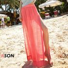 Ando Store - Inset Shorts Sheer Maxi Skirt