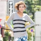 ageha@shibuya - Long-Sleeve Sequined Top