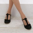 Nongli - Bow-Accent T-Strap Pumps