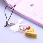 Sweet & Co. - Sweet Mini Orange Cake Slice Cell Phone Strap Sweet & Co. - Sweet Mini Orange Cake Slice Cell Phone Strap
