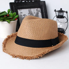 Momiton - Frayed Woven Hat
