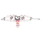 Atelier - Crystal Pearl Double Bracelet with Strawberry MCC Girl Monchhichi