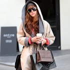 REDOPIN - Hooded Drawstring-Waist Coat