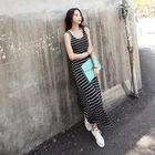 kenzi w - Striped A-Line Maxi Dress