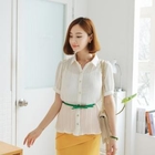 SUVINSHOP - Pleated Blouse