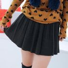 59 Seconds - Pleated Knit Miniskirt