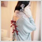 Clair Fashion - Bow-Tie Back Long Sleeve Top
