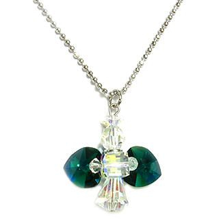'My Little Angel' May Birthstone Necklace - Emerald 'My Little Angel' May Birthstone Necklace - Emerald