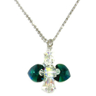 6thJune - 'My Little Angel' May Birthstone Necklace - Emerald 6thJune - 'My Little Angel' May Birthstone Necklace - Emerald