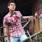 SLIM&FIT - Plaid Shirt