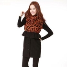 O.SA - Button-Front Peplum Sleeveless Dress