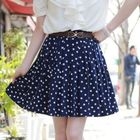 CLICK - Polka Dot Pleated Skirt