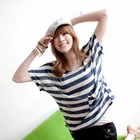 Tokyo Fashion - Set: Striped Knit Top + Tank Top