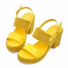Grace Candy - Straw Platform Sandals