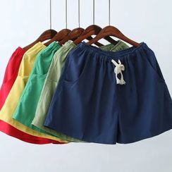 Storyland - Drawstring-Waist Loose-Fit Shorts Storyland - Drawstring-Waist Loose-Fit Shorts