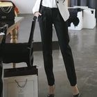 TIARA - Set: Pleated Front Dress Pants + Belt
