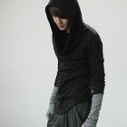 REENO - Thumbhole-Sleeve Hooded Pullover