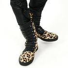 Rememberclick - Leopard-Print Zip Boots